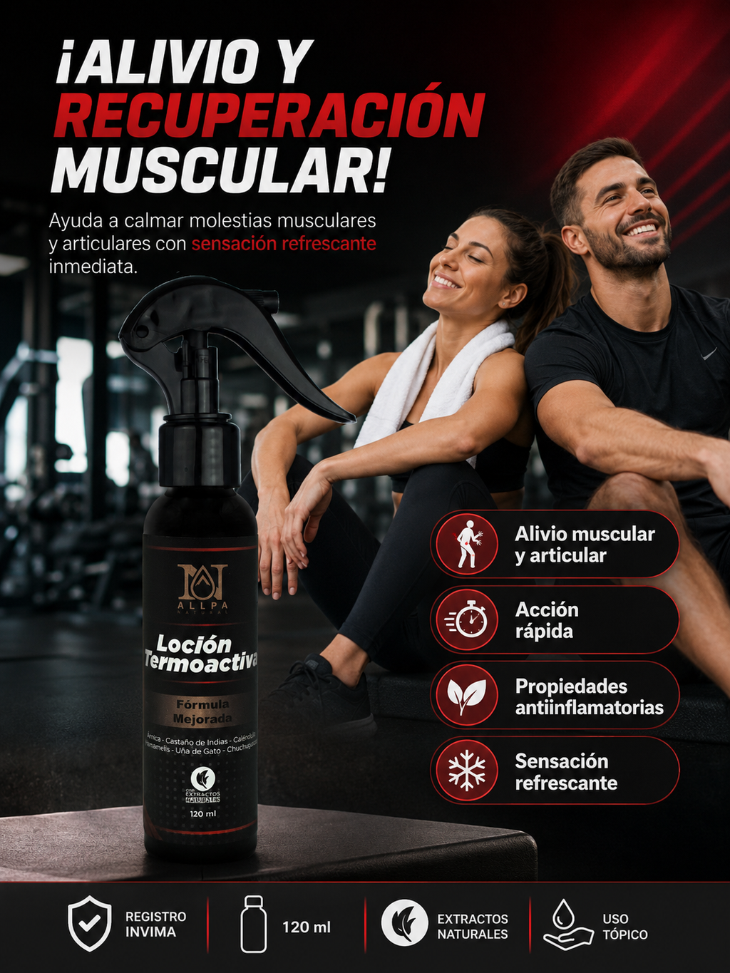 Loción Termoactiva