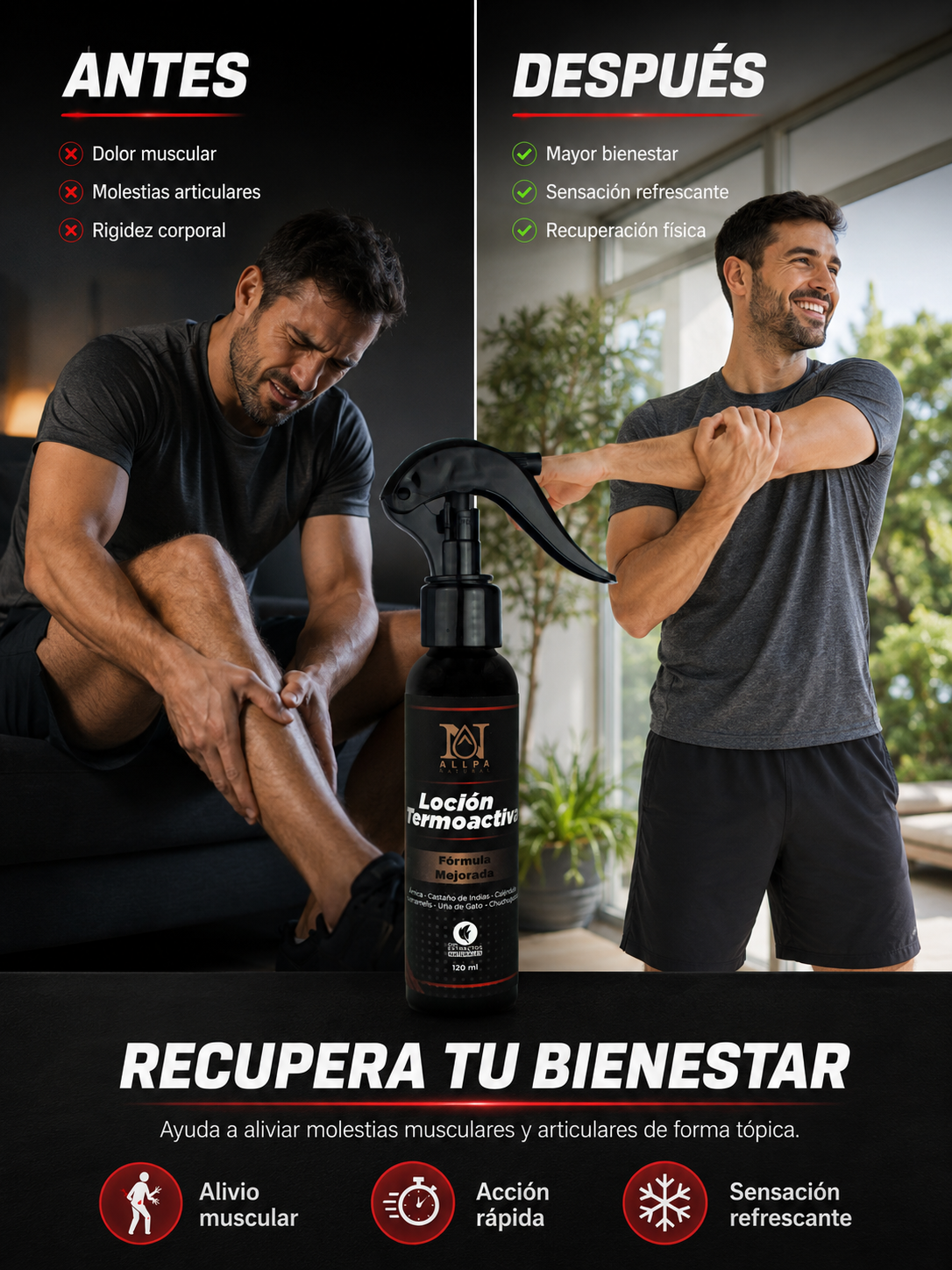 Loción Termoactiva